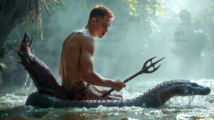 Mermen warriors Art – 16×9 #0313