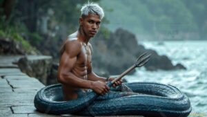 Mermen warriors Art – 16×9 #0316