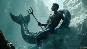 Mermen warriors Art – 16×9 #0317