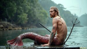 Mermen warriors Art – 16×9 #0318