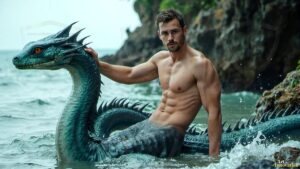 Mermen warriors Art – 16×9 #0323