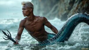 Mermen warriors Art – 16×9 #0325
