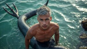 Mermen warriors Art – 16×9 #0326