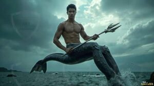 Mermen warriors Art – 16×9 #0328