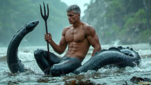 Mermen warriors Art – 16×9 #0330