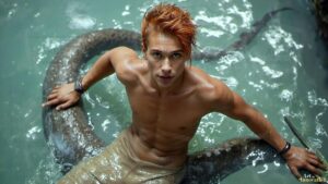 Mermen warriors Art – 16×9 #0334