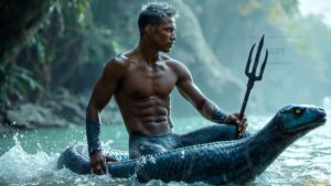 Mermen warriors Art – 16×9 #0336
