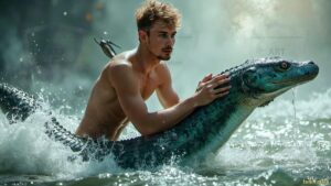 Mermen warriors Art – 16×9 #0337
