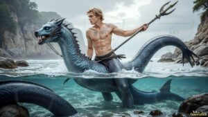 Mermen warriors Art – 16×9 #0345