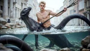 Mermen warriors Art – 16×9 #0346
