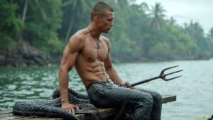 Mermen warriors Art – 16×9 #0349
