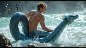 Mermen warriors Art – 16×9 #0354