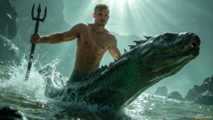 Mermen warriors Art – 16×9 #0355
