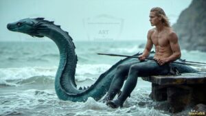 Mermen warriors Art – 16×9 #0362
