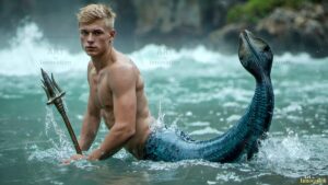 Mermen warriors Art – 16×9 #0363