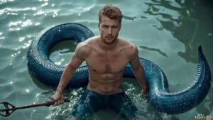 Mermen warriors Art – 16×9 #0371