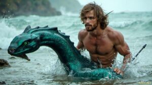 Mermen warriors Art – 16×9 #0377