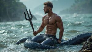Mermen warriors Art – 16×9 #0378