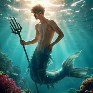 Mermen warriors Art – 1×1 #0129