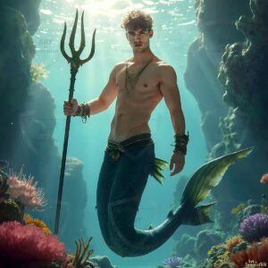 Mermen warriors Art – 1×1 #0132