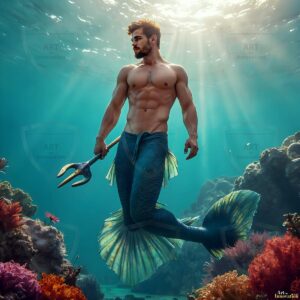 Mermen warriors Art – 1×1 #0167