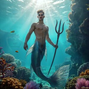Mermen warriors Art – 1×1 #0172