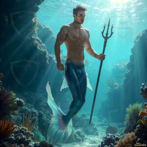 Mermen warriors Art – 1×1 #0178