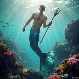 Mermen warriors Art – 1×1 #0179