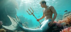 Mermen warriors Art – 21×9 #0100