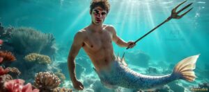 Mermen warriors Art – 21×9 #0105