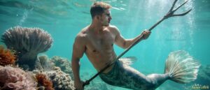Mermen warriors Art – 21×9 #0106