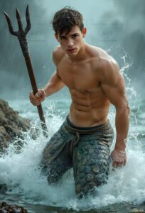 Mermen warriors Art – 2×3 #0109