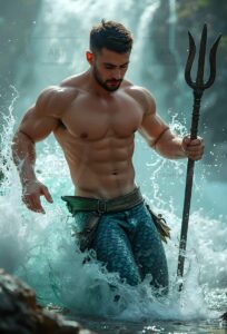 Mermen warriors Art – 2×3 #0114