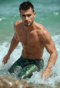 Mermen warriors Art – 2×3 #0155