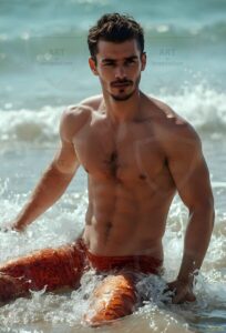 Mermen warriors Art – 2×3 #0237