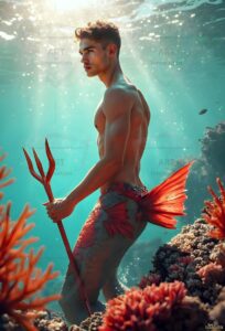 Mermen warriors Art – 2×3 #0266