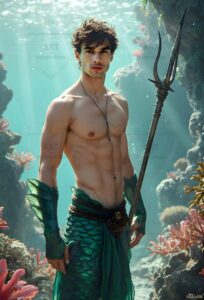 Mermen warriors Art – 2×3 #0268