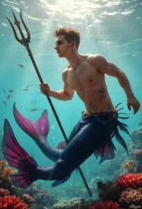 Mermen warriors Art – 2×3 #0270