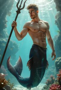 Mermen warriors Art – 2×3 #0272