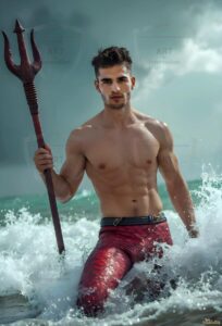 Mermen warriors Art – 2×3 #0277