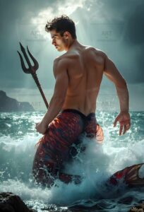 Mermen warriors Art – 2×3 #0286