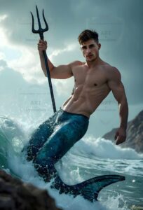 Mermen warriors Art – 2×3 #0287