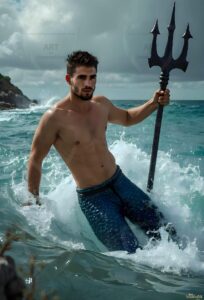 Mermen warriors Art – 2×3 #0295