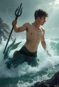 Mermen warriors Art – 2×3 #0299