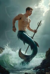 Mermen warriors Art – 2×3 #0304