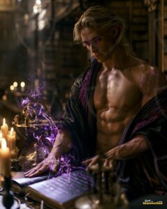Warlocks – AI Gothic Fantasy Art