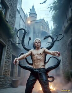 The House of the Serpents – AI Wizard Art