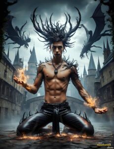 The House of the Serpents – AI Wizard Art