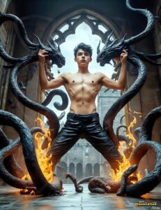The House of the Serpents – AI Wizard Art