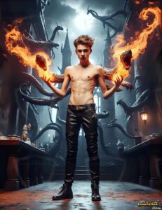 The House of the Serpents – AI Wizard Art